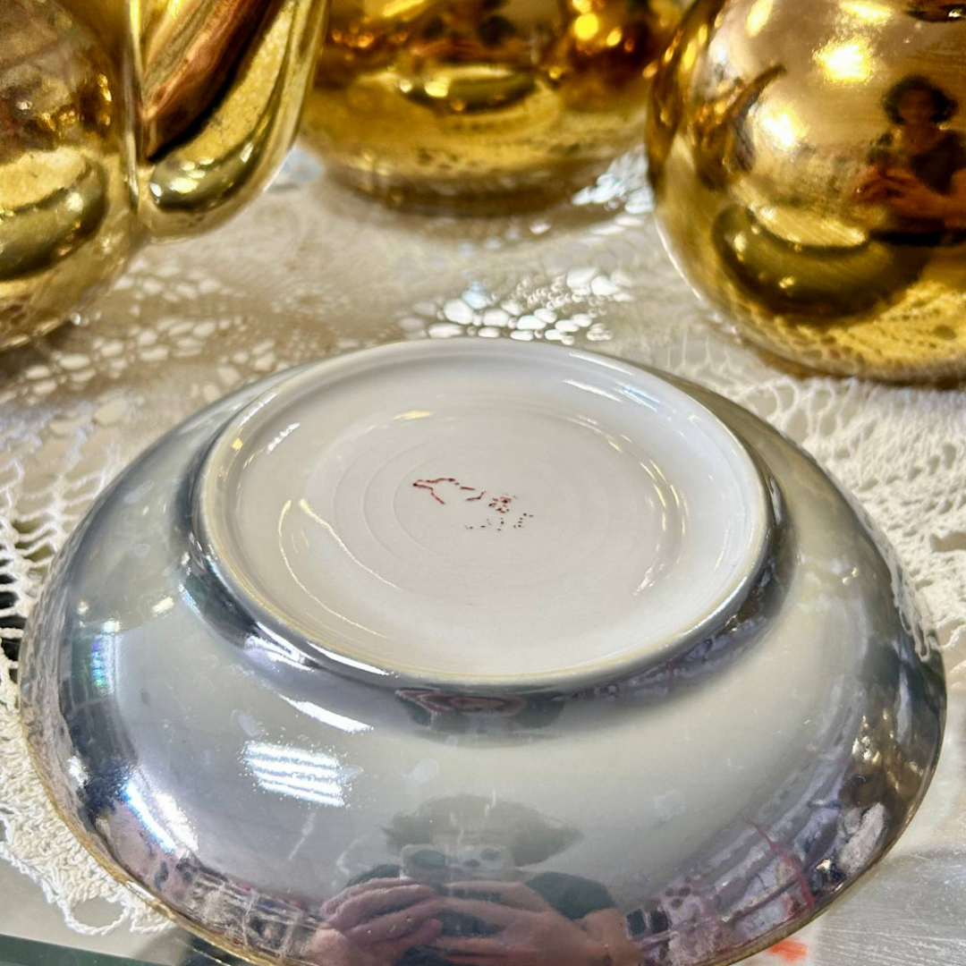 Чайный сервиз Дулевский ФЗ 1970-1991гг. Фарфор, крытье. Винтаж, СССР. Цена за 15пр. Картинка 7